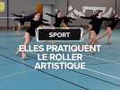 Elles pratiquent le patinage artistique à roulettes