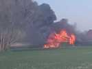 Incendie à Estaires : 200 litres de fioul prennent feu