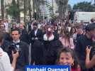 Raphaël Quenard et Hugo David traversent la croisette avec un condor
