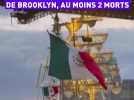 New-York : un voilier mexicain percute le pont de Brooklyn, au moins 2 morts