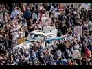 VIDÉO. Premier bain de foule et messe publique pour le pape Léon XIV