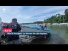 À Auray, mise à l'eau réussie pour le bateau de Léla Riguidel et de son père