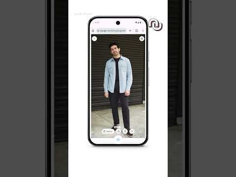 Essayez vos vêtements sur une photo avant de les acheter ! #shorts #googleio