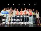 Leers : des jeunes comédiens sensibilisent aux violences conjugales à travers l'histoire de leur professeure