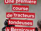Une première course de tracteurs tondeuses à Bergicourt