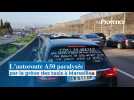 L'autoroute A50 paralysée par la grève des taxis à Marseille