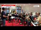 VIDÉO. À Dives-sur-Mer, ce big band répète pour Jazz sous les pommiers