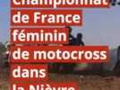 Sports - Motocross : Virginie Germond, seule pilote avec un moteur électrique au championnat de France MX Féminin à Saint-Éloi