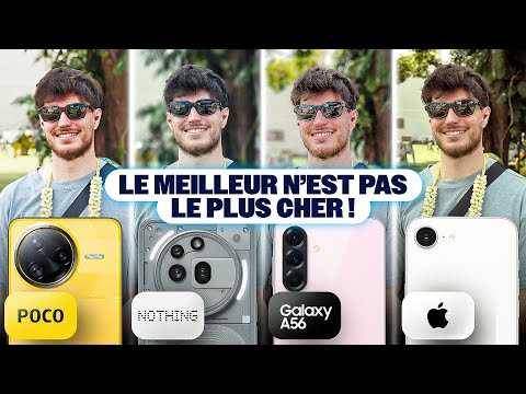 iPhone 16e / Samsung A56 / Nothing (3a) Pro / Poco F7 Ultra- Le MEILLEUR SMARTPHONE en photo est...