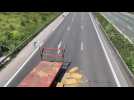 Manifestation des agriculteurs dans le Nord : l'installation sur l'A1