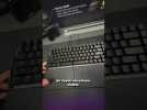 ROG Falcata : clavier coupé en 2, confort multiplié ?!  #clavier  #asus  #gaming  #shorts