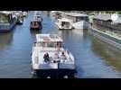 VIDÉO. « Touche pas à mon port » : les plaisanciers, inquiets, ont manifesté en bateau à Nantes