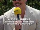 Laurent Lafitte nous donne son ressenti sur la cérémonie d'ouverture au Festival de Cannes