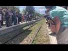 Le train à vapeur de l'Auvergne en gare de Marvejols