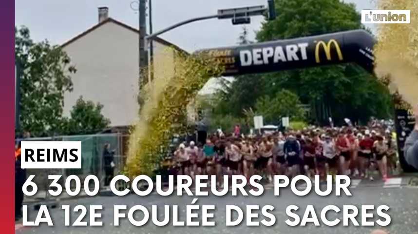 Vidéos : Foulée des sacres 2025 à Reims : 6300 coureurs sur le départ