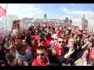ASNL : les joueurs ont rejoint les supporters pour fêter la montée en Ligue 2 !