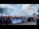Cycliste tué à Wardrecques : les fans du PSG qui se déplacent avec l'ES Mmaetz lui ont rendu hommage