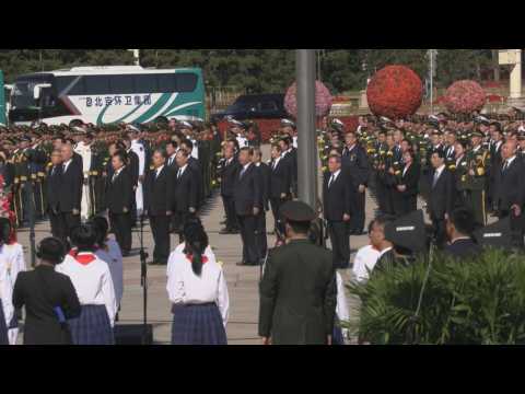 Chinese President Xi Jinping attends Martyrs' Day ceremony