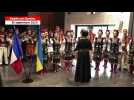 VIDÉO. Sablé-sur-Sarthe : une chorale ukrainienne joue la Marseillaise à la cérémonie de jumelage