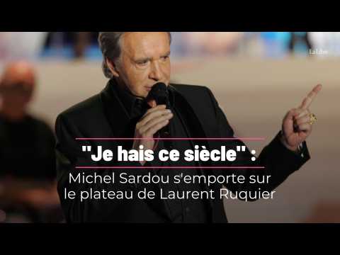 VIDEO : Michel Sardou s'emporte sur le plateau de Ruquier