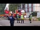 Incendie à Rouen dans un immeuble verre et acier