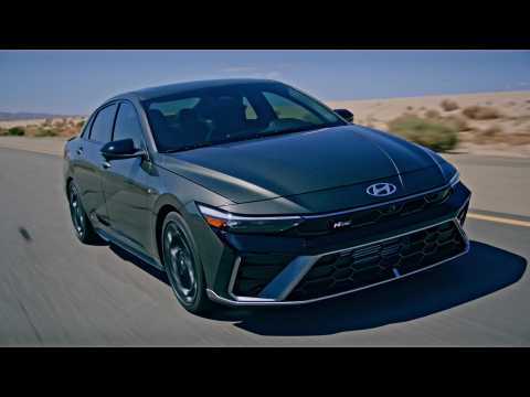 2024 Hyundai Elantra N Line Driving Video