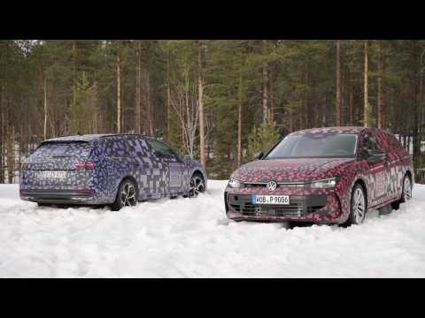 Volkswagen Passat & Tiguan Design Preview in Sweden
