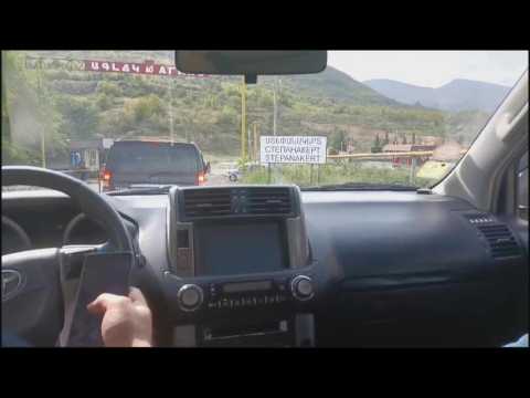 Images of the road into Stepanakert (Khankendi) in Nagorno-Karabakh