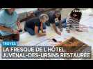 Ils ravivent la fresque de l'hôtel Juvénal-des-Ursins
