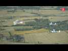 Toulouse : un Bréguet XIV vole en formation avec deux biplaces électriques pour les 40 ans du rallye aérien 