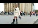 Taylen Biggs, l'enfant-star de la mode, à Paris pour la Fashion Week