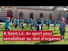 VIDEO. A Saint-Lô, ils ont fait du sport avec les Dotis pour sensibiliser au don d'organes
