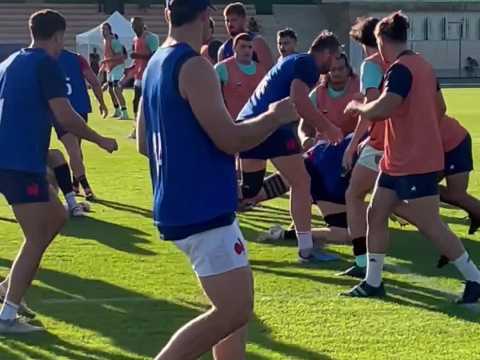 Rugby-Coupe du monde : le XV de France face à l'Italie avec Lucu pour suppléer Dupont