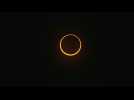 'Ring of Fire' solar eclipse seen over Albuquerque, New Mexico
