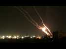 Barrage of rockets fired from Rafah in the southern Gaza Strip
