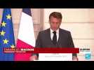 Situation au Proche-Orient : allocution du président français Emmanuel Macron