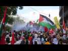 Colère et solidarité avec les Palestiniens après la frappe sur un hôpital de Gaza