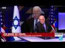 Aide à Gaza, solution à deux États...ce qu'il faut retenir du discours de Biden à Tel Aviv