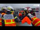 VIDÉO. Les pompiers de Saint-Lô s'exercent au secours routier