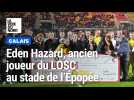 Eden Hazard au stade de l'Épopée à Calais