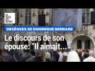 Arras: le discours rempli d'émotion de la veuve de Dominique Bernard lors de la cérémonie