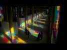 A Paris, Daniel Buren inonde le Palais d'Iéna d'une pluie multicolore