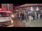 Ambulances rush injured from Al Ahli blast to Gaza City Shifa hospital
