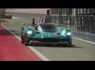 Aston Martin Valkyrie on the track in Bahrain