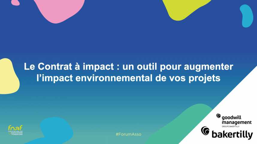 Illustration pour la vidéo Le Contrat à impact : un outil pour augmenter l’impact environnemental de vos projets