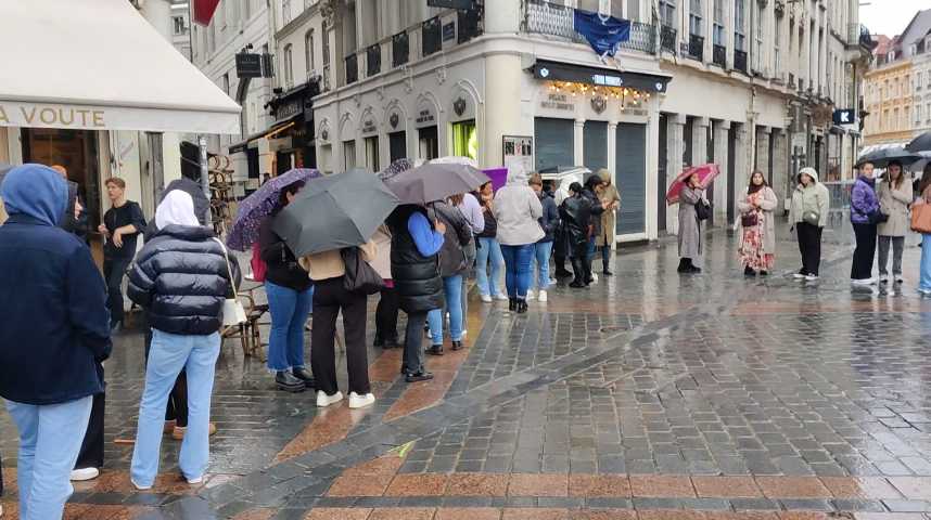 Shein à Lille: il y avait du monde pour l'ouverture du magasin