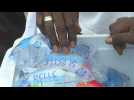 A Dakar, le fléau du sachet d'eau en plastique