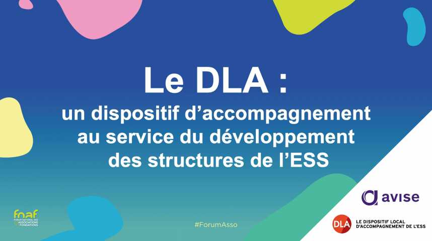 Illustration pour la vidéo Le DLA : un dispositif d’accompagnement au service du développement des structures de l’économie sociale et solidaire (ESS)