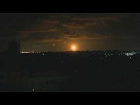 Rockets fired from Gaza intercepted by Israel's Iron Dome over Ashkelon