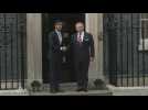 Jordanian King Abdullah II welcomed by PM Rishi Sunak at Downing Street